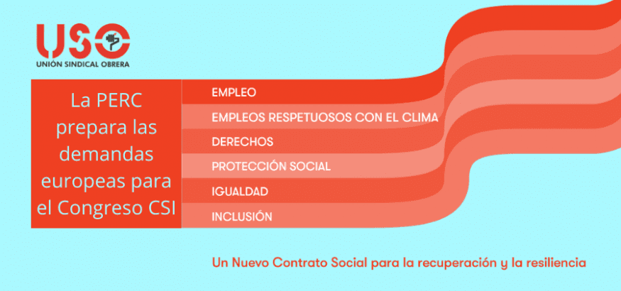 USO asiste al Consejo Regional Paneuropeo de la CSI, la PERC