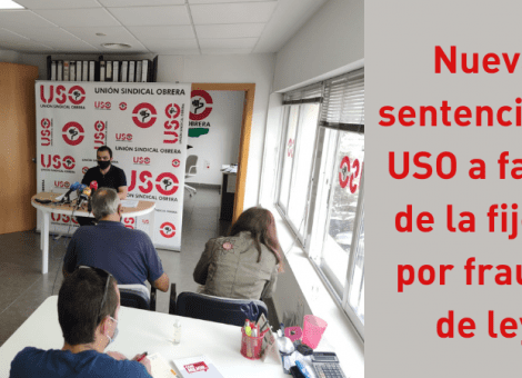 USO logra sentencia pionera de interinos que obliga a hacer fija a trabajadora que aprobó sin plaza