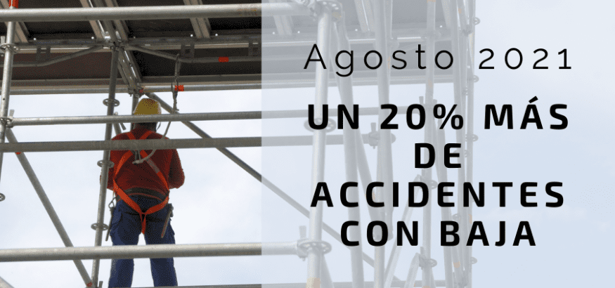 Aumentan un 20% los accidentes de trabajo con baja