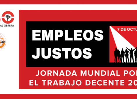 Jornada por el Trabajo Decente. Recuperación con pleno empleo, justo y sostenible