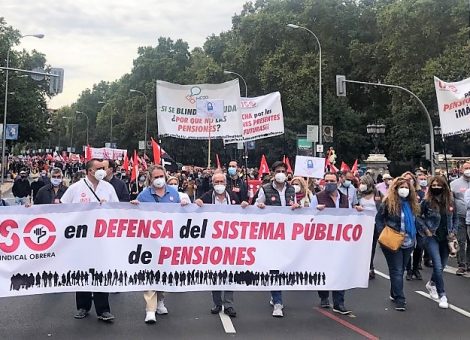 USO, en defensa de las pensiones públicas con COESPE