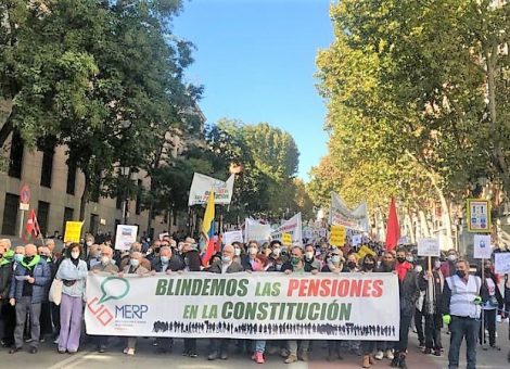 Clamor ciudadano en Madrid para blindar las pensiones
