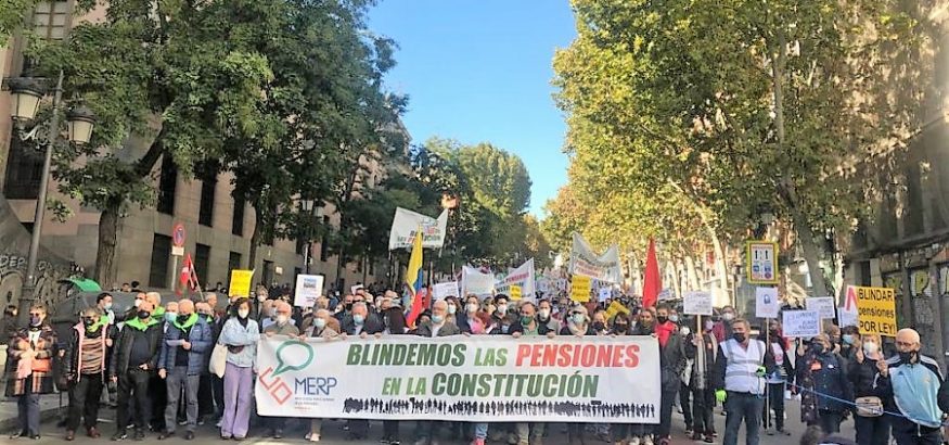 Clamor ciudadano en Madrid para blindar las pensiones