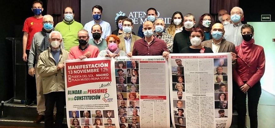 Acude a la manifestación del 13N por el Blindaje de las Pensiones