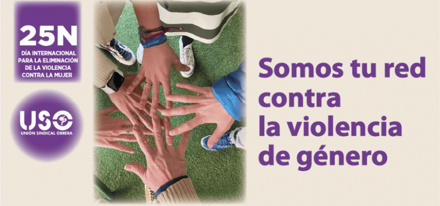 USO promueve redes de apoyo para víctimas de violencia de género