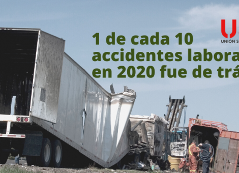 El 10,3% de los accidentes laborales en 2020 fueron de tráfico