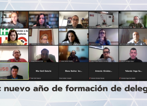Joaquín Pérez inaugura los cursos de formación para delegados de USO de 2022