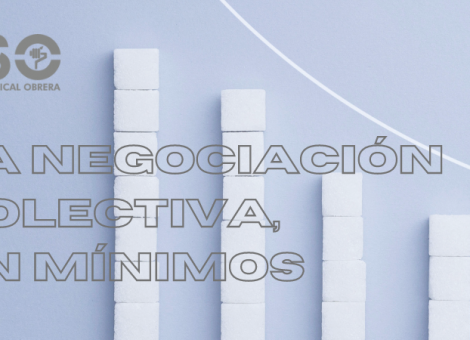 La negociación colectiva sigue en mínimos en 2021