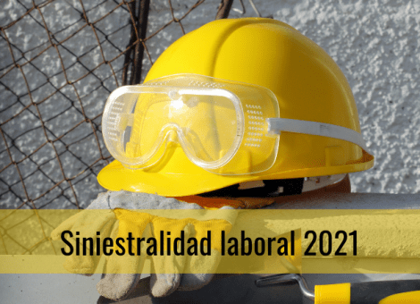 Los accidentes de trabajo suben un 13,2 % en 2021