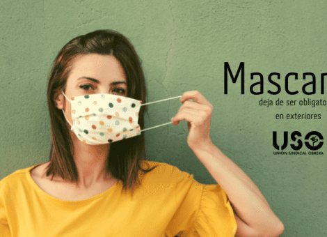 La mascarilla deja de ser obligatoria en exteriores desde mañana