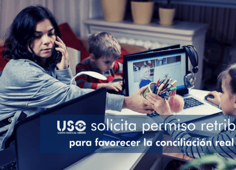 USO solicita un permiso retribuido para el cuidado de menores y dependientes