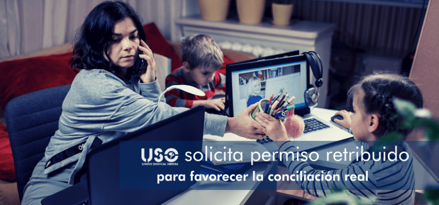 USO solicita un permiso retribuido para el cuidado de menores y dependientes