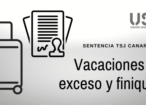 Las vacaciones en exceso no pueden ser reclamadas en el finiquito