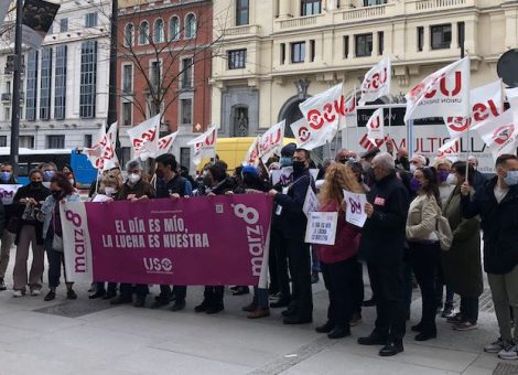8M. USO pide la implicación de los hombres para avanzar en la lucha por la igualdad