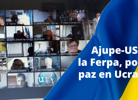 Ajupe-USO y la Ferpa, declaración europea contra la invasión de Ucrania