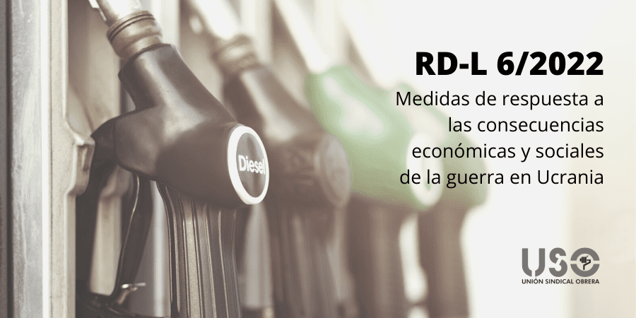 Medidas del Gobierno frente a las consecuencias de la guerra en Ucrania