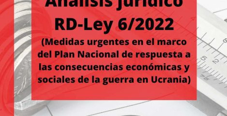Análisis jurídico RD-Ley 6/2022