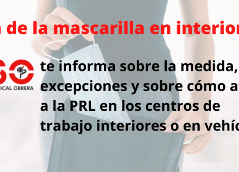 Fin de las mascarillas en interiores: dejan de ser obligatorias, con excepciones