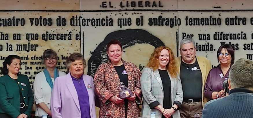 Sara García recibe el Premio Menina 2022 por su labor sindical