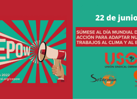 USO llama a participar en el Día de Acción Climática en los centros de trabajo