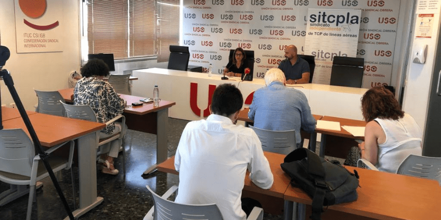 USO y SITCPLA convocan 6 jornadas de huelga en Ryanair
