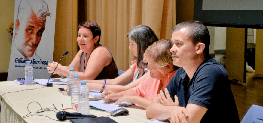 "Defensa de los derechos sociales", USO participa en los cursos de la HOAC