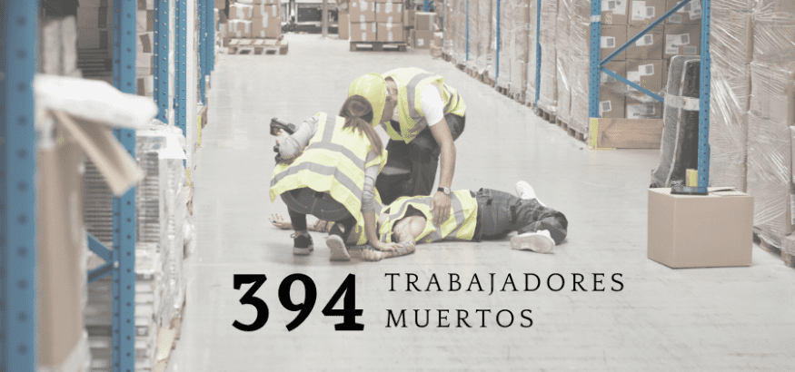 2 muertes al día en el trabajo en el primer semestre de 2022