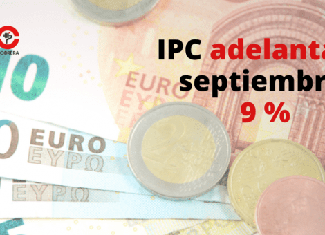 El IPC de septiembre se modera hasta el 9% pero aún es elevado