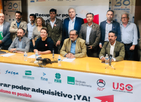 El sindicalismo independiente convoca movilizaciones para subir salarios