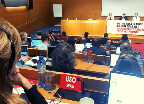 USO participa en los Comités Ejecutivos del PERC y la CES