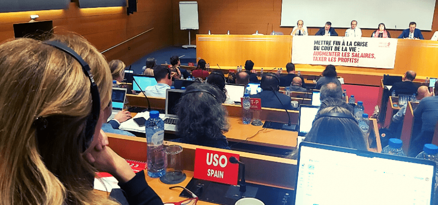 USO participa en los Comités Ejecutivos del PERC y la CES