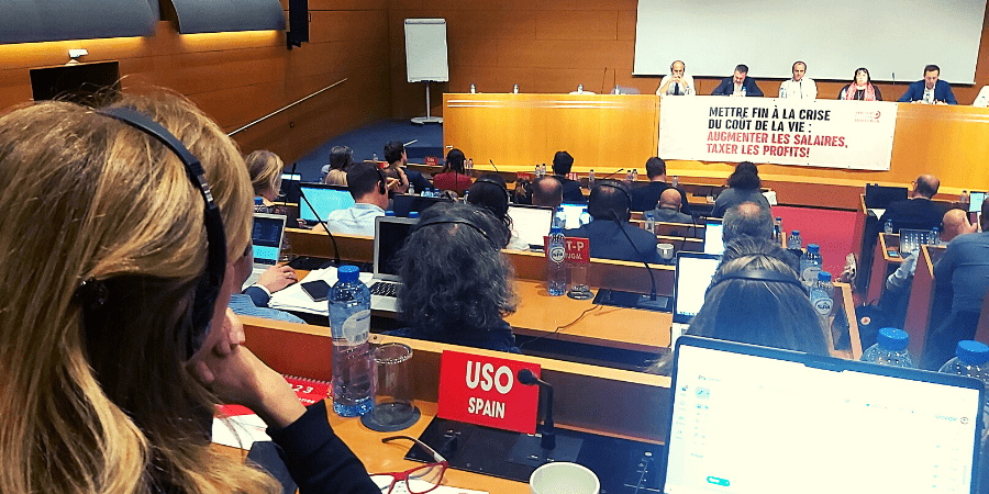 USO participa en los Comités Ejecutivos del PERC y la CES