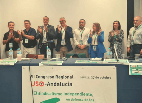 El VII Congreso de USO-Andalucía elige a Domingo Castillo como secretario general