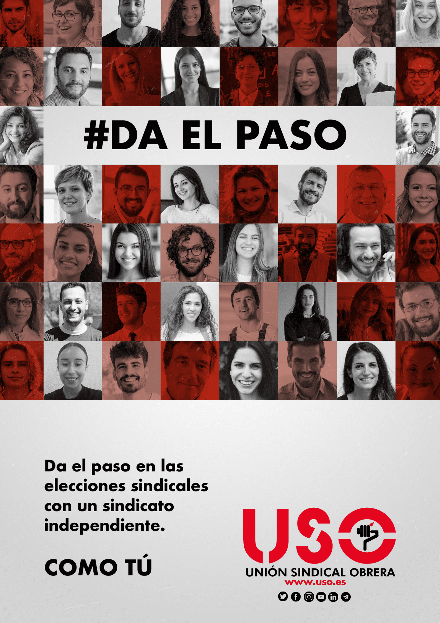 #DaElPaso con USO. Un sindicato independiente, como tú
