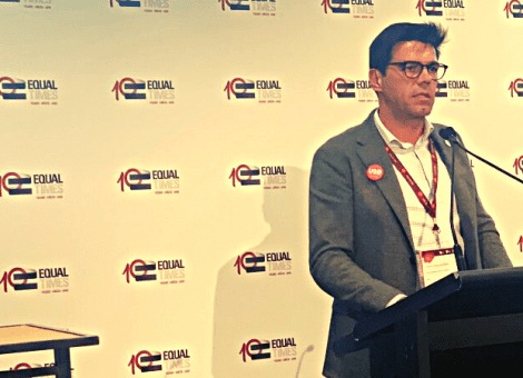Joaquín Pérez defiende la urgencia de un nuevo Contrato Social en el 5º Congreso de la CSI
