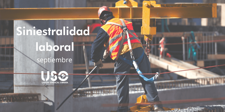 Más de 900.000 accidentes laborales hasta septiembre