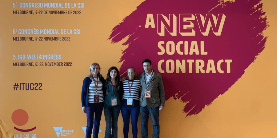 USO, en el 5º Congreso Mundial de la CSI que ha comenzado en Melbourne