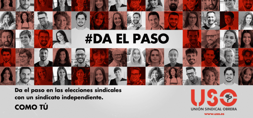 #DaElPaso USO estrena imagen para las elecciones sindicales