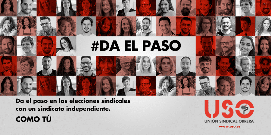 #DaElPaso: USO estrena imagen para las elecciones sindicales