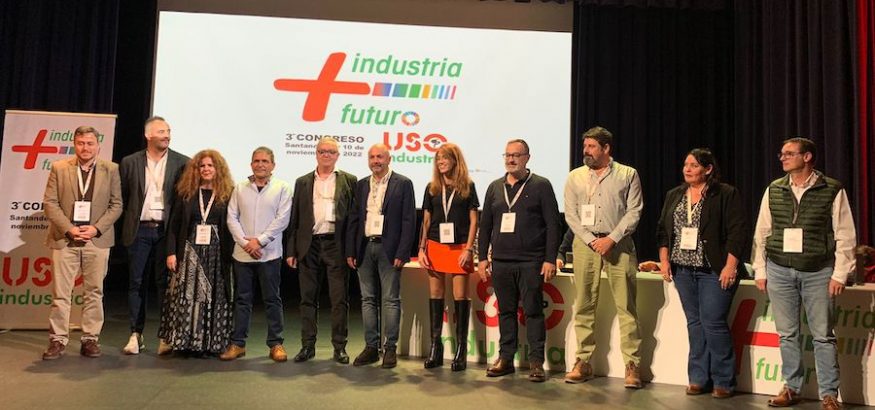 El 3º Congreso de USO-Industria reelige a Pedro Ayllón