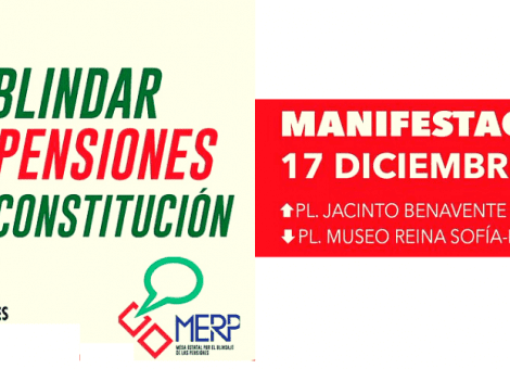 La MERP convoca manifestación en Madrid el 17 de diciembre