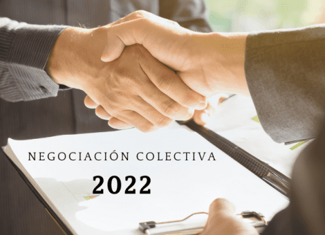 La negociación colectiva se reduce un 70% en 2022