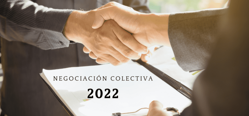 La negociación colectiva se reduce un 70% en 2022
