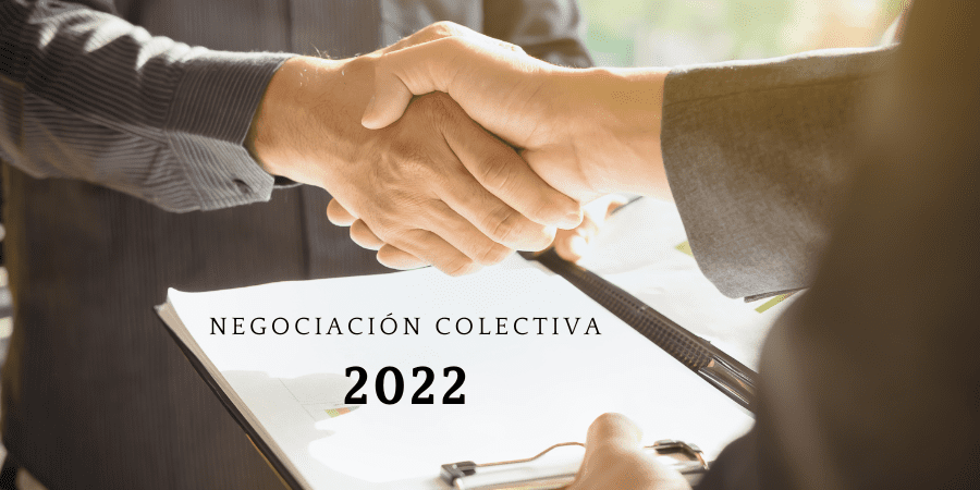 La negociación colectiva se reduce un 70% en 2022