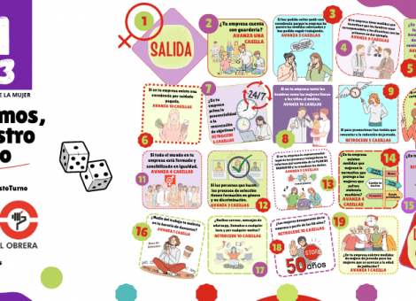 “Avancemos, es nuestro turno”, lema de USO en el 8M