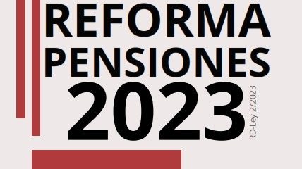 Díptico Reforma de las pensiones marzo 2023