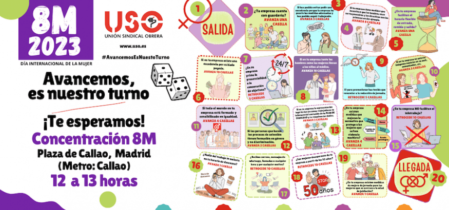Manifiesto y movilizaciones 8M. Avancemos en corresponsabilidad Manifiesto y movilizaciones 8M. Avancemos en corresponsabilidad