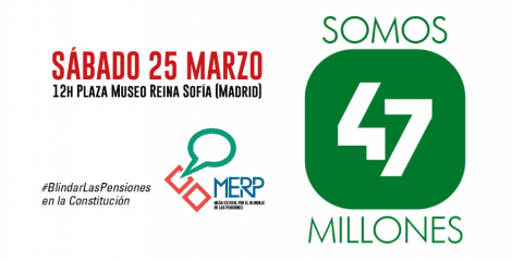 La MERP presenta la campaña “Somos 47 millones” el 25 de marzo en Madrid