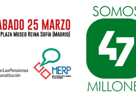 La MERP presenta la campaña “Somos 47 millones” el 25 de marzo en Madrid
