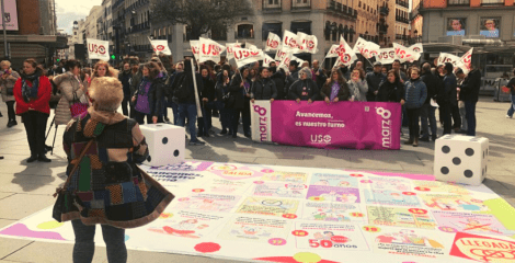 Corresponsabilidad, objetivo prioritario de USO en el 8M